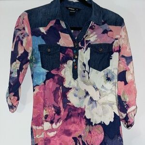 Desigual Button Top